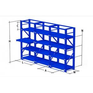 China Mould Store Guide Rail Drawer Racking ASRS Warehouse System MHS supplier