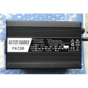 24V LiFePO4 Lithium Battery Charger With Red / Blue LED Index Long Service Life