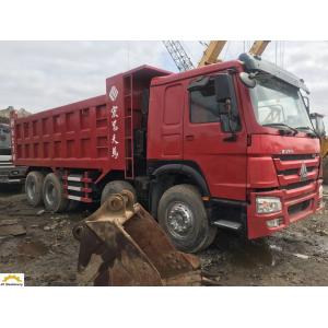 China Howo 8x4 Second Hand Dumper Truck , Mining Tipper Trucks Left Hand Drive supplier