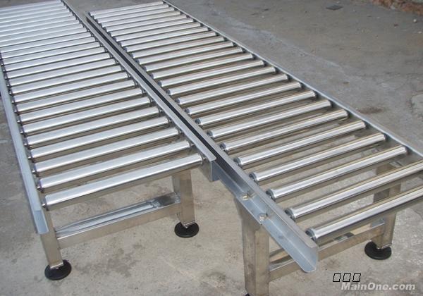 Customized Size Lineshaft Roller Conveyor For Material Handling / Sorting