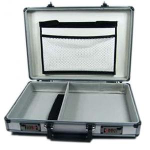 Aluminum Metal Attache Case , Hard Metal Briefcase With Combination Lock