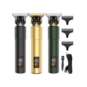 China 8W Electric Hair Trimmer , 600MAH Men Professional Hair Clippers LCD display supplier