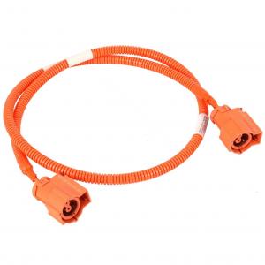 Corrugated pipe Automotive Wiring Harness For High Voltage Power Supply Charging