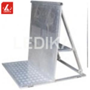 China Square Folding Metal Crowd Control Barrier Fence Barricade System 30 KG Weight supplier