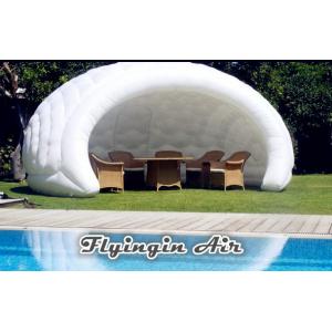 China White Inflatable Semicircular Booth, Advertising Inflatable Tent for Conference supplier