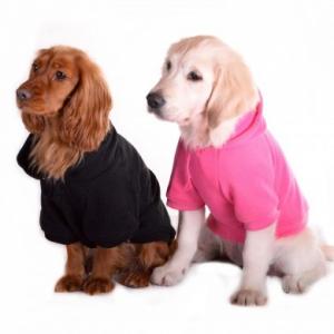 China plain pink dog hoodie small dog puppies for sale pet clothes-pet clothing-dog supplier