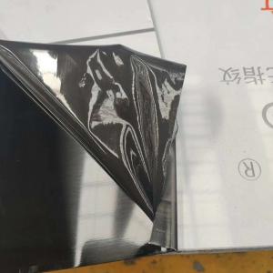 Black Mirror 304 Stainless Steel Sheet Plate For Decoration 0.3-1.5mm SS Sheet