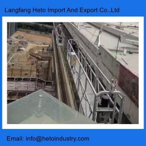 China Construction gondola exporter 6 meters temporary suspended platform for building maintenance supplier