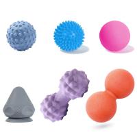 China Silicone Peanut Lacrosse Ball Trigger Point Massage Ball Set For Myofascial / Deep Tissue on sale