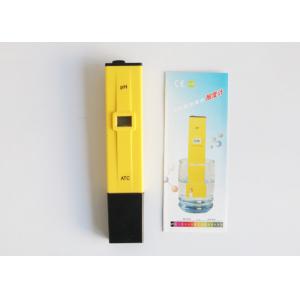 China Digital Water PH Tester , PH Pen Meter High Definition LCD Screen supplier