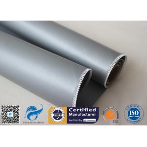 Oil Pipeline Insulation Silicone Coated Fiberglass Fabric Material 0.4 MM Thickness