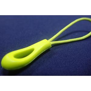 Non - Toxic Rubber Zipper Puller TPU With Polyester Cord Easy To Shape