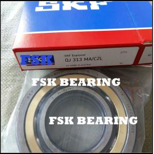 QJ Series QJ 313 MA / C2L Four Point Angular Contact Ball Bearing For Air compressor