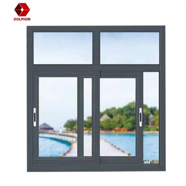 Modern 3 Rails Aluminum Door And Window Frames Thermal Break Sliding Panels