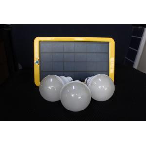 DC Charging TUV Solar Panel LED Lighting System With Ultra Bright Light