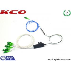 Blockless 0.9 mm Fiber Optic Splitter 1X8 Un-connectorized With Fan Out Kits