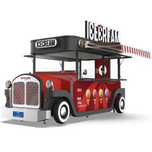 China Electric Mobile Food Cart Trailer Hot Dog Vending Cart Ice Cream Push Cart supplier