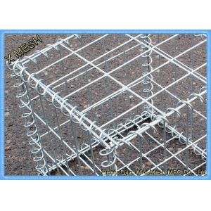 Hot Galvanized Welded Gabion Baskets with 3.0mm Wire Diameter and 75 × 75 Mesh Open for Retaining Wall