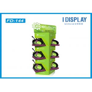 China Corrugated Cardboard Floor Displays / Cardboard Shelf Display Custom Printed supplier