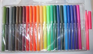 Promotional Colored Non Toxic Felt Tip Water Color Pen Fineliner Rollber Pen