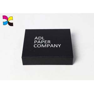 Durable Printed Gift Boxes Fashion Logo Flap Rigid Glossy Lamination Paper Board