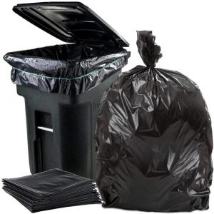 China Pedido personalizado HDPE/LDPE bolso de basura de uso pesado con impresión offset wholesale