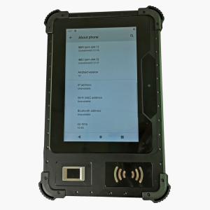 China Tablet Pc Android resistente de 8 pulgadas MT6762 de 8 núcleos con puerto RJ45 RS232 SMA con escáner de código de barras UHF RFID de huellas dactilares supplier