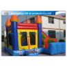 Inflatable Bounce House Slide , Colorful Inflatable Jumping Castles For Rent