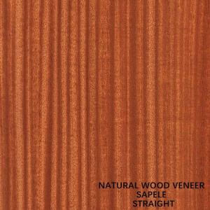 Quarter Cut Straight Africa Natural Sapele Wood Veneer For Faces And Parquet Flooring