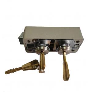 China Durable Copper Dual Keys Safe Deposit Box Lock With UL Listed supplier