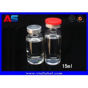 China Blue / white / Black 3ml 15ml Pharmaceutical Tubular Small Glass Containers With Lids supplier