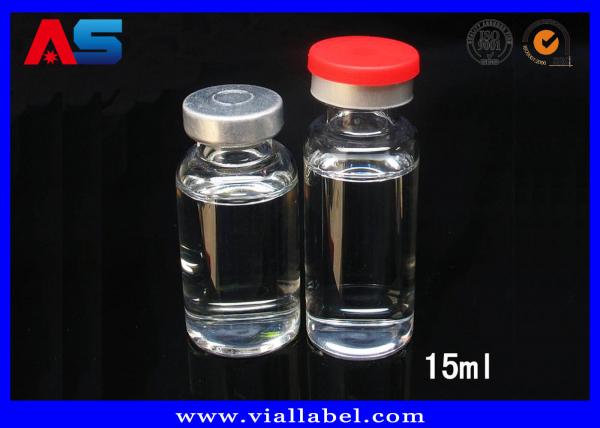 Blue / white / Black 3ml 15ml Pharmaceutical Tubular Small Glass Containers With