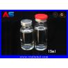Blue / white / Black 3ml 15ml Pharmaceutical Tubular Small Glass Containers With