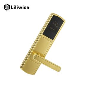 China Smart Keyless Hotel Door Locks Zinc Alloy / 304 Stainless Steel 2 Ways To Unlock supplier