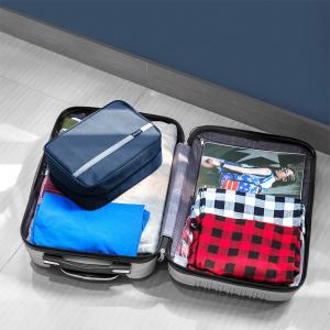 Zipper Closure Unisex Nylon Hanging Cosmetic Travel Bag