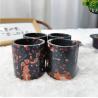 China Plum Blossom Jade Marble Drinking Cups Marble Espresso Cups Durable With Polished Surface wholesale
