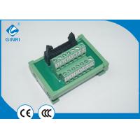 China PLC Control Interface IDC Module DC24V  Custom Phillips Screw , Slotted Screw on sale