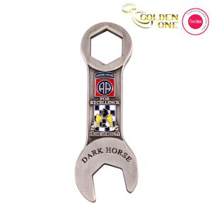 China Silver Plating Custom Logo Bottle Opener Practical Metal Soft Enamel supplier