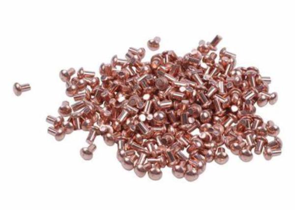 Carbon Steel round head solid rivet 7/16 1/2 Customized brass finishing solid rivet