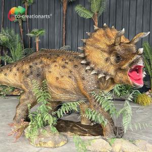 Simulation Life Size Animatronic Triceratops For Jurassic Park