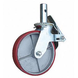 6 inch scaffold caster PU wheels  iron casters adjustable scaffold wheels 250kgs