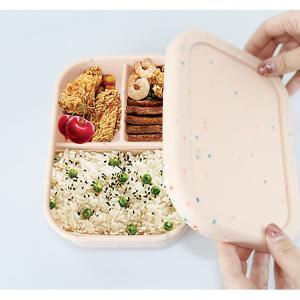 Sustainable Silicone Food Storage Container For Students Workers ODM