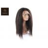 China 22inch 55.88cm Yaki Straight Virgin Remy Human Hair Wigs No Shedding wholesale