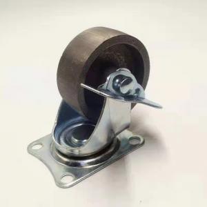 Plastic Material Flat Furniture Caster Wheel in 75mm Diameter with Customized Request