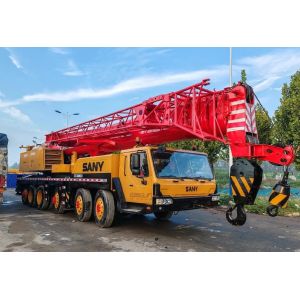 China SANY STC1000C5 Grue de camion d'occasion 100 tonnes Haute flexibilité avec vitesse de rotation 1,5 RPM wholesale