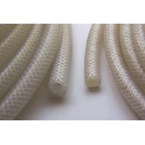 China Extruded Braid Reinforced Silicone Rubber Tubing , High Pressure Silicone Braided Hose For Food Machine supplier