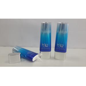 Flat Oval  Tube coating aluminum tube for BB and CC Cream,bright  twinkle Colorful Packaging tube