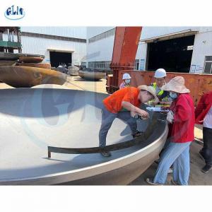 China Steel Welded Flat Bottom Head Pipe Cap 1220mm Diameter 20mm Thick ISO 9001 supplier