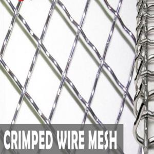 12.7mm 304 Stainless Steel Crimped Wire Mesh Screen Heavy Duty