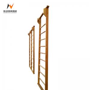 Adjustable Yellow Manchurian Ash Wood Wall Bars Gym Ladder for Customized Workouts